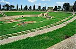 Augustine Periode Amphitheater und Eingang Bogen, Lucera, Apulien, Italien, Europa