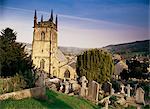 Église de Matlock, Matlock, Peak District, Derbyshire, Angleterre, Royaume-Uni, Europe