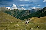 View from the Col de Vars, near Barcelonnette, Haute-Alpes, French Alps, Provence, France, Europe