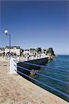 Resort Stadt Loquirec Armorikanischen Corniche, Amorique Küste, Finistere, Bretagne, Frankreich, Europa