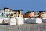 Seaside restort ville de Mers les Bains, Picardie, France, Europe