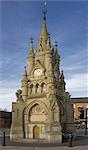 Clock tower, a gift to the town from George W. Childs of Philadelphia, to mark the Jubilee of Queen Victoria, Stratford upon Avon, Warwickshire, England, United Kingdom, Europe