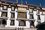 Hall principal, Drepung monsatery, Lhassa, Tibet, Chine, Asie