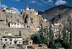 Lamayuru monastery and village, Ladakh, India, Asia