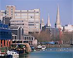 City and River Avon, Bristol, Avon, England, United Kingdom, Europe