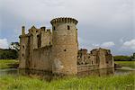 Caerlaverock Castle bei Dumfries, Dumfries & Galloway, Schottland, Vereinigtes Königreich, Europa