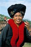 Yao lady, Pom Dom Than Yao village, Maung Sing, Laos, Indochina, Southeast Asia, Asia