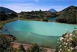 Plateau de Dieng Telega Warna (Talaga Warna), l'île de Java, en Indonésie, Asie du sud-est, Asie