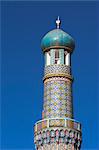 Minaret de la mosquée du vendredi ou Masjet-Ellison, construit en 1200 par le Ghorid Sultan Ghiyasyddin sur le site d'une mosquée du Xe siècle plus tôt, Herat, Province d'Herat, Afghanistan, Asie