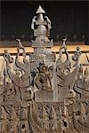 Schnitzereien auf das 18. Jahrhundert Kloster Nat Taung anderem (Mai-Taung Taik) angenommen, dass das älteste hölzerne Kloster im Bereich Bagan (Pagan), Myanmar (Birma), Asien