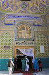 Pilgrims at the Shrine of Hazrat Ali, who was assassinated in 661, Mazar-I-Sharif, Afghanistan, Asia