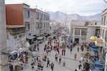 The Barkhor, Lhasa, Tibet, China, Asia