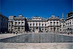 The courtyard, Somerset House, built in 1770, Strand, London, England, United Kingdom, Europe