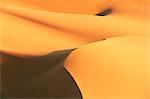 Nahaufnahme der Dünen im Erg Chebbi, Sand, Meer, Wüste der Sahara, in der Nähe von Merzouga, Marokko, Nordafrika, Afrika