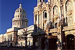 Das Capitolio (Kapitol) gebadet im frühen Morgenlicht, Havanna, Kuba, Westindische Inseln, Mittelamerika