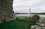 Début Christian bâtiments, né Island, comté de Fermanagh, Irlande du Nord, Royaume-Uni, Europe