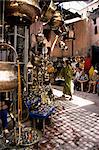 Artisanat souk, Marrakech, Maroc, l'Afrique du Nord, Afrique