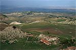 Petite ferme à l'extérieur du village de Sidi Mansour, Le Kef, Tunisie, l'Afrique du Nord, Afrique