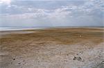 Marais salants, lac Abyata (Abiyata), la vallée du Rift, en Ethiopie, Afrique