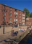 Quayside pub et restaurant, Exeter, Devon, Angleterre, Royaume-Uni, Europe