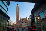 Westminster cathedral from Cardinal Place, Victoria, London, England, United Kingdom, Europe