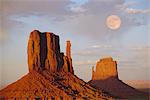 Fäustling Butte Felsen, Monument Valley, Arizona, Vereinigte Staaten von Amerika