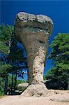 The Ciudad Encantada, a spectacular limestone formation, at Cuenca, in Castilla La Mancha, Spain, Europe