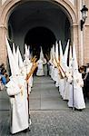 Confrérie de la Salud, dimanche des rameaux, semaine sainte, Malaga, Andalousie (Andalousie), Espagne, Europe