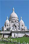 Basilique du Sacre Coeur, Montmartre, Paris, Frankreich, Europa