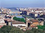 Vue de la ville de Piazzale Michelangelo, Florence, Toscane, Italie, Europe