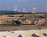 Brown coal mining, Bergheim, near Cologne, Germany, Europe