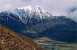 Torridon village beneath Liathach mountain range, Highland region, Scotland, United Kingdom, Europe