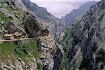 The Cares Gorge, 1000m deep, 12km long, limestone, Picos de Europa, Cantabria, Spain, Europe