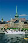 Munkbroleden Wasser, Gamla Stan (Altstadt), Stockholm, Schweden, Skandinavien, Europa