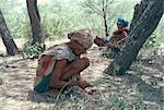 Old bushwoman, Kalahari, Botswana, Africa