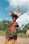 Kamayura Indian dancer, Brazil, South America