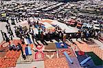 Carpet area, main market, Tashkent, Uzbekistan, Central Asia, Asia