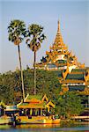 Restaurant on Royal Lakes, Yangon, Myanmar, Asia