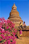 La pagode Sapada, Bagan, Myanmar, Asie