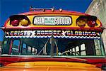 Local bus, formerly a U.S. school bus, Solola, Guatemala, Central America