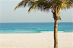 La plage de Jumeirah, Dubai, Émirats Arabes Unis, Moyen-Orient