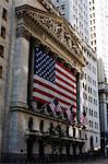 Le New York Stock Exchange, Wall Street, Manhattan, New York City, New York, États-Unis d'Amérique, l'Amérique du Nord