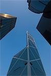 Gratte-ciels, Banque of China Building dans le centre, Central, Hong Kong, Chine, Asie