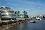 City Hall on the South Bank, River Thames, London, England, United Kingdom, Europe