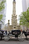 The Historic Water Tower, North Michigan Avenue, Chicago, Illinois, United States of America, North America