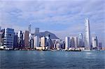 Zentralen Skyline, Hong Kong Island, Hongkong, China, Asien