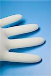 Close-up of a surgical glove