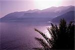 Montagnes à la mer, Costiera Amalfitana, Salerno, Campanie, Italie