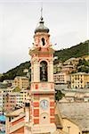 Église dans une ville, Chiesa di Santa Margherita, Sori, Ligurie, Italie