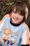 Portrait of a schoolboy smiling